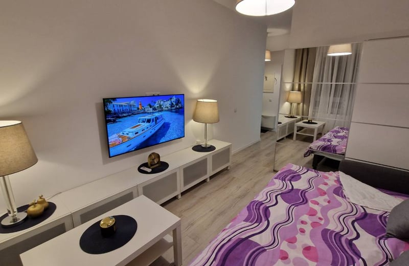 Location d’un appartement confortable d’une pièce, Chiajna, Bucarest, Roumanie